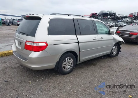 2007 Honda Odyssey Ex-L from USA, damaged, VIN 5FNRL38717B109452